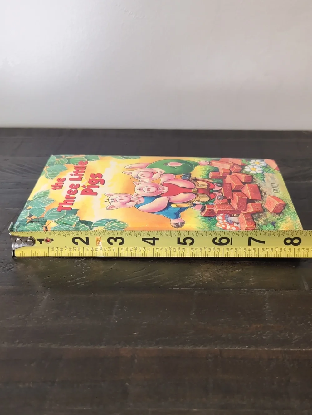 Vintage 1994 The Three Little Pigs Board Book Childrens Fairy Tale Storybook - Picture 14 of 16